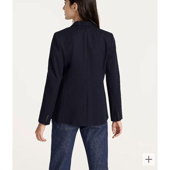 NEW J CREW Parke blazer in bi-stretch cotton SZ 0 - Picture 2 of 7